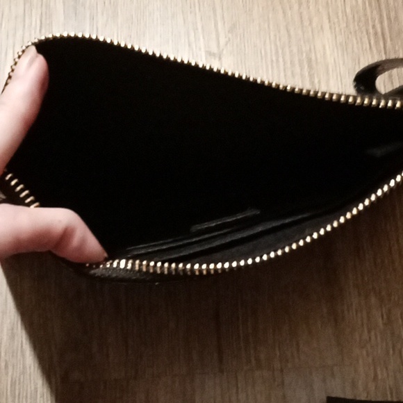 Black snake skin wrist bag - Picture 7 of 10